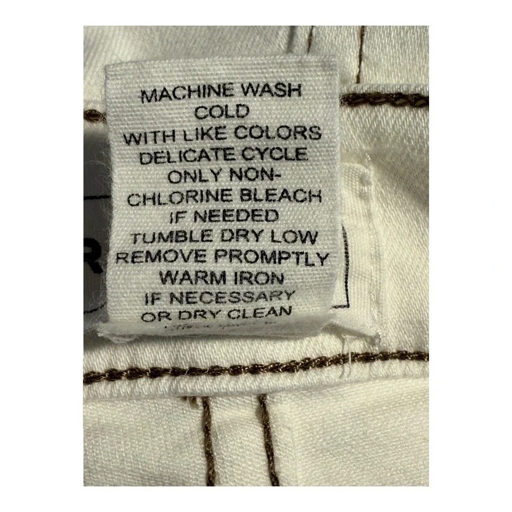 For The Republic Women's Natural White Crop Wide Leg Jeans Size 14 New With Tags